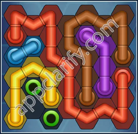 Pipe Lines: Hexa Amateur Level 106 Solution