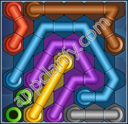 Pipe Lines: Hexa Amateur Level 108 Solution