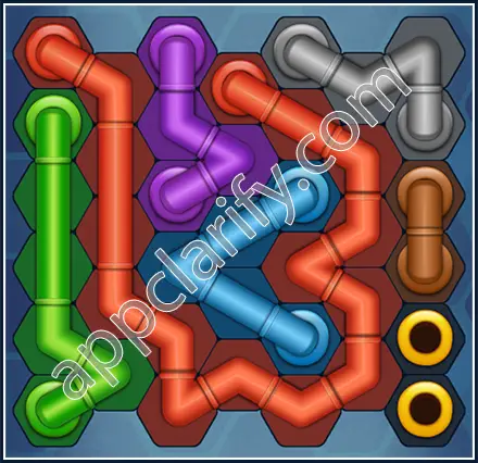 Pipe Lines: Hexa Amateur Level 109 Solution
