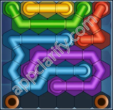 Pipe Lines: Hexa Amateur Level 113 Solution