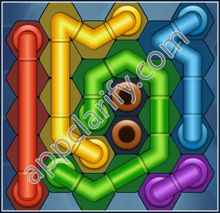 Pipe Lines: Hexa Amateur Level 23 Solution