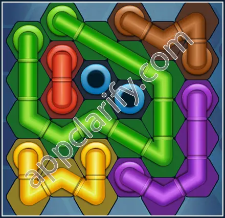 Pipe Lines: Hexa Amateur Level 24 Solution