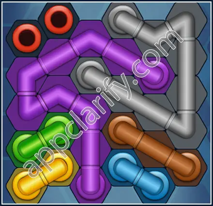 Pipe Lines: Hexa Amateur Level 35 Solution