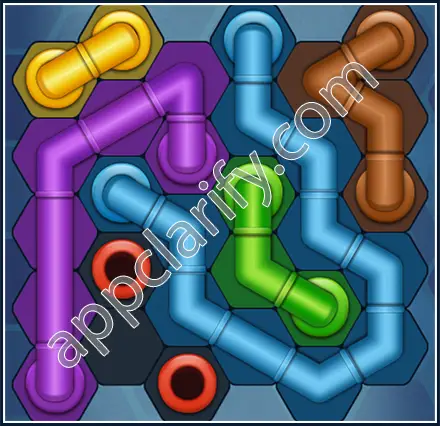 Pipe Lines: Hexa Amateur Level 37 Solution