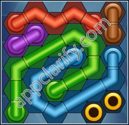 Pipe Lines: Hexa Amateur Level 39 Solution