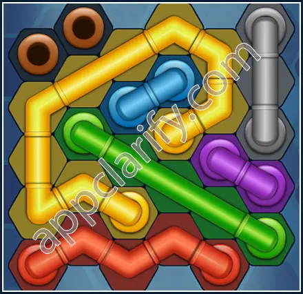 Pipe Lines: Hexa Amateur Level 41 Solution