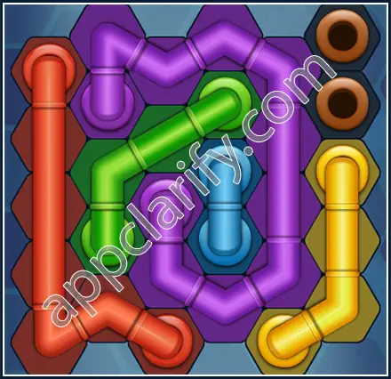 Pipe Lines: Hexa Amateur Level 43 Solution