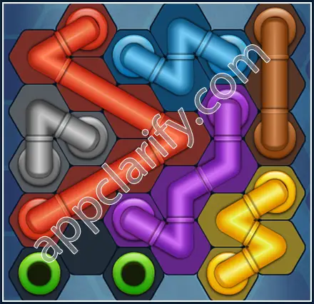 Pipe Lines: Hexa Amateur Level 46 Solution