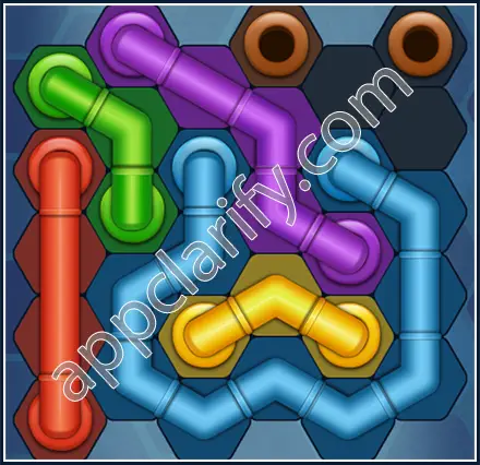 Pipe Lines: Hexa Amateur Level 49 Solution