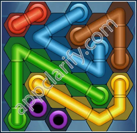 Pipe Lines: Hexa Amateur Level 51 Solution