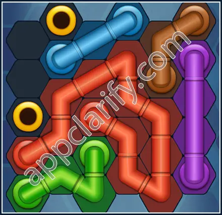 Pipe Lines: Hexa Amateur Level 56 Solution