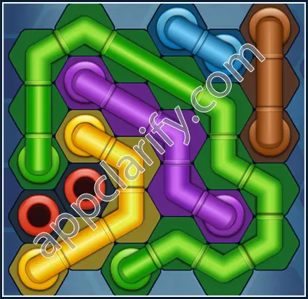Pipe Lines: Hexa Amateur Level 57 Solution
