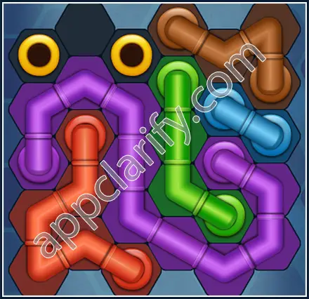 Pipe Lines: Hexa Amateur Level 58 Solution