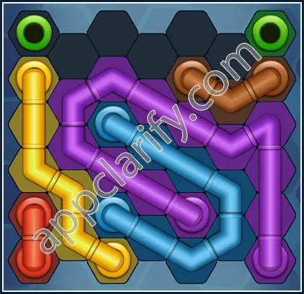Pipe Lines: Hexa Amateur Level 62 Solution