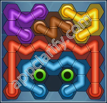 Pipe Lines: Hexa Amateur Level 65 Solution