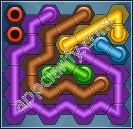 Pipe Lines: Hexa Amateur Level 66 Solution