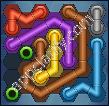 Pipe Lines: Hexa Amateur Level 68 Solution