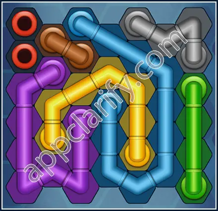 Pipe Lines: Hexa Amateur Level 69 Solution