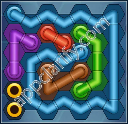 Pipe Lines: Hexa Amateur Level 70 Solution