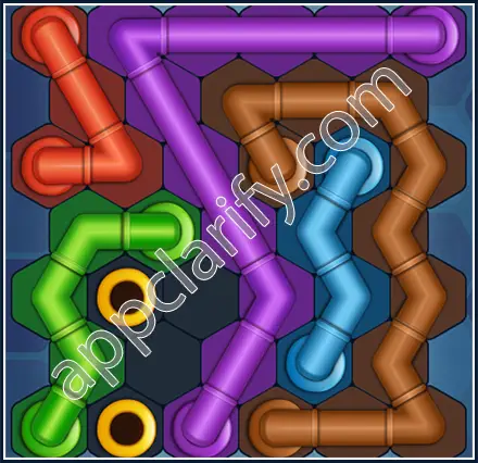 Pipe Lines: Hexa Amateur Level 73 Solution