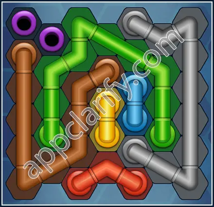 Pipe Lines: Hexa Amateur Level 77 Solution