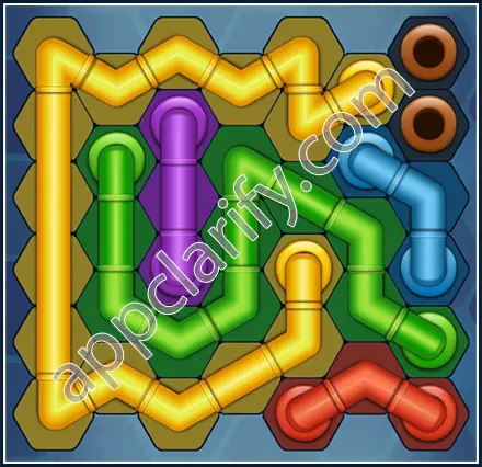 Pipe Lines: Hexa Amateur Level 78 Solution