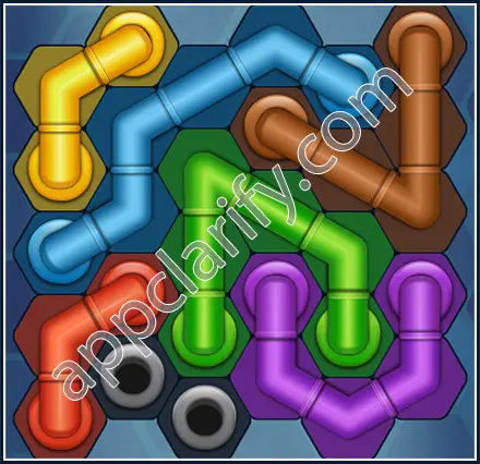 Pipe Lines: Hexa Amateur Level 8 Solution