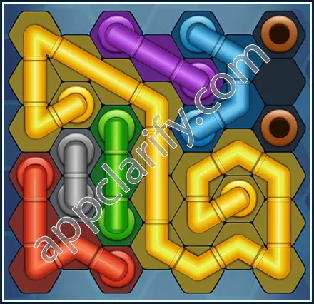 Pipe Lines: Hexa Amateur Level 81 Solution