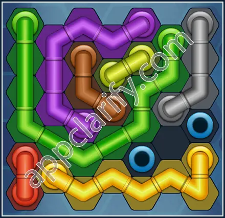 Pipe Lines: Hexa Amateur Level 83 Solution