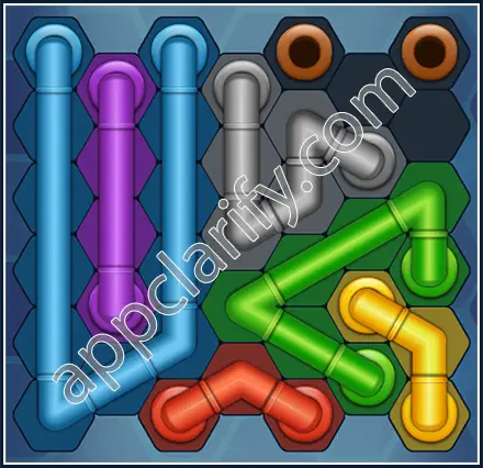 Pipe Lines: Hexa Amateur Level 86 Solution