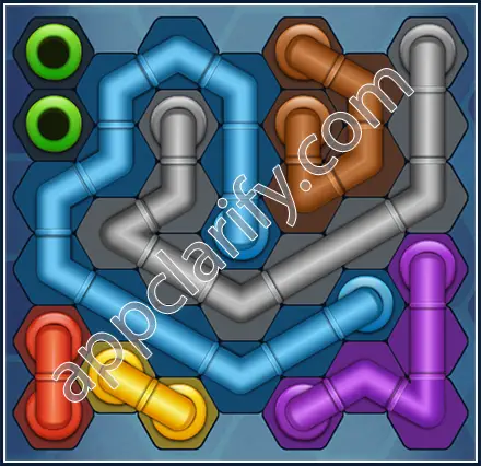 Pipe Lines: Hexa Amateur Level 93 Solution