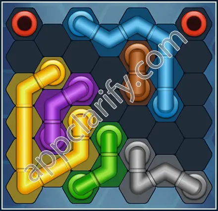 Pipe Lines: Hexa Amateur Level 94 Solution