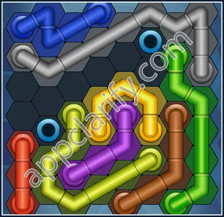 Pipe Lines: Hexa Challenger Level 78 Solution