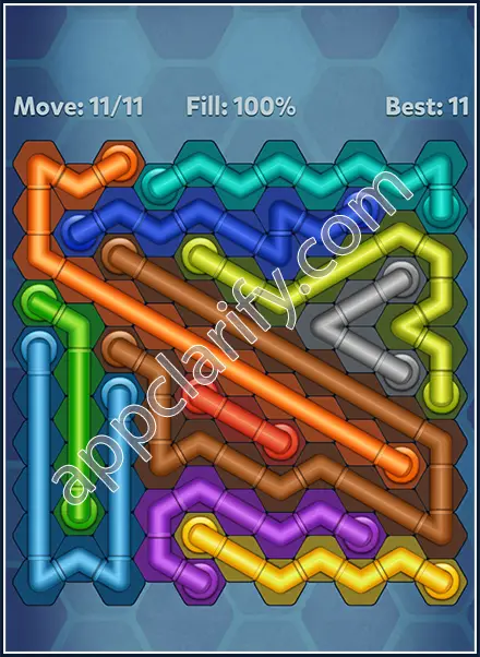 Pipe Lines: Hexa Dynamic 2 Level 132 Solution