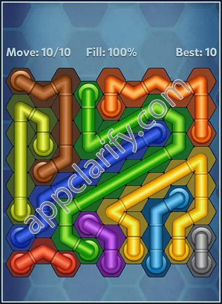 Pipe Lines: Hexa Dynamic 2 Level 146 Solution