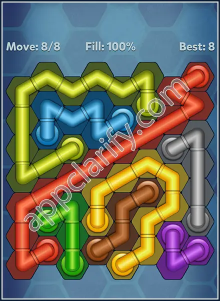Pipe Lines: Hexa Dynamic 2 Level 17 Solution