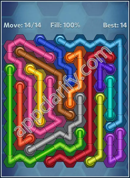 Pipe Lines: Hexa Dynamic 2 Level 37 Solution