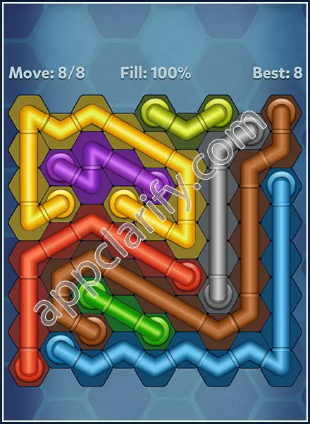 Pipe Lines: Hexa Dynamic 2 Level 42 Solution