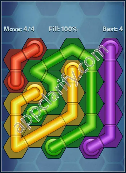 Pipe Lines: Hexa Dynamic Level 10 Solution