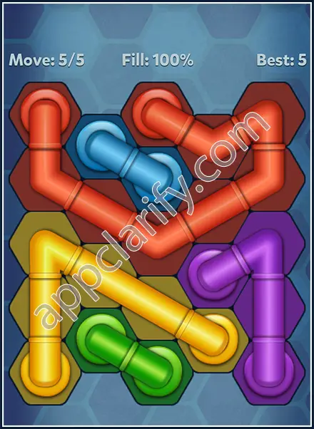 Pipe Lines: Hexa Dynamic Level 121 Solution