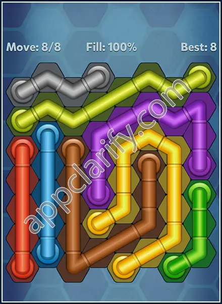 Pipe Lines: Hexa Dynamic Level 126 Solution