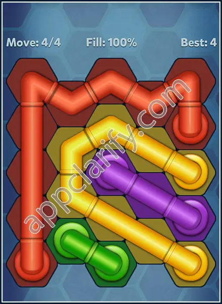 Pipe Lines: Hexa Dynamic Level 17 Solution