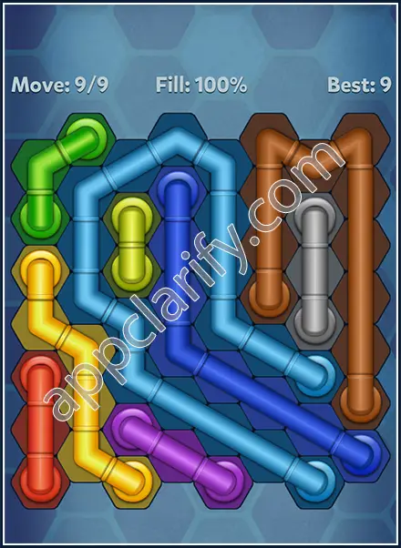 Pipe Lines: Hexa Dynamic Level 172 Solution