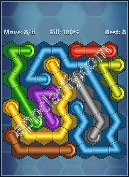 Pipe Lines: Hexa Dynamic Level 36 Solution