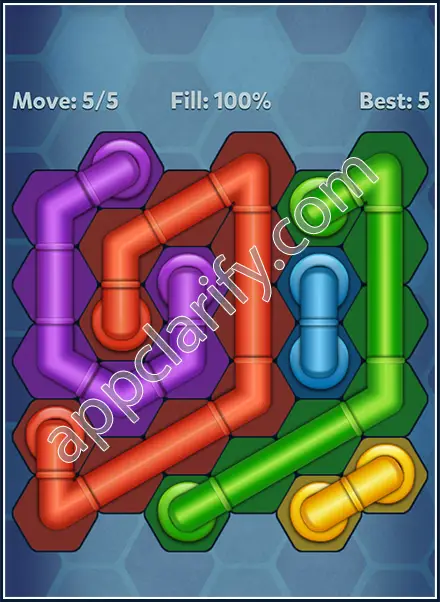 Pipe Lines: Hexa Dynamic Level 40 Solution