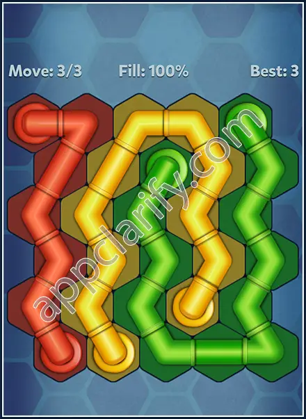 Pipe Lines: Hexa Dynamic Level 8 Solution