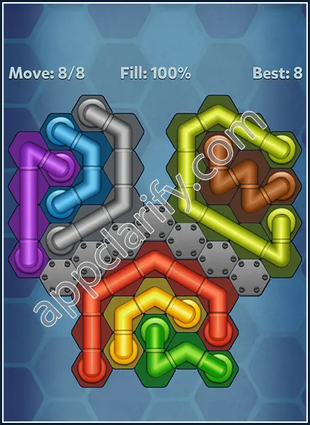 Pipe Lines: Hexa Hexa-Art 2 Level 17 Solution