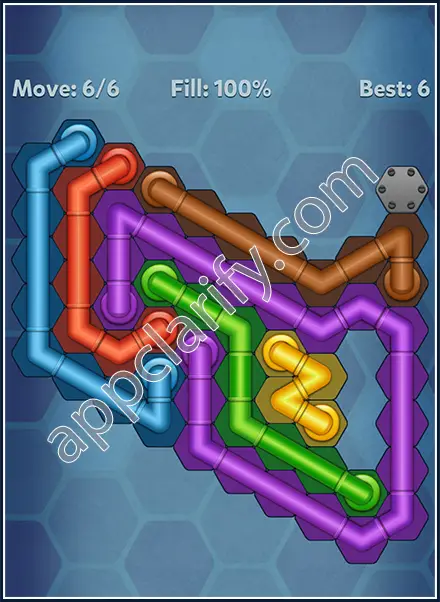 Pipe Lines: Hexa Hexa-Art 2 Level 76 Solution