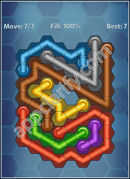 Pipe Lines: Hexa Hexa-Art Level 143 Solution