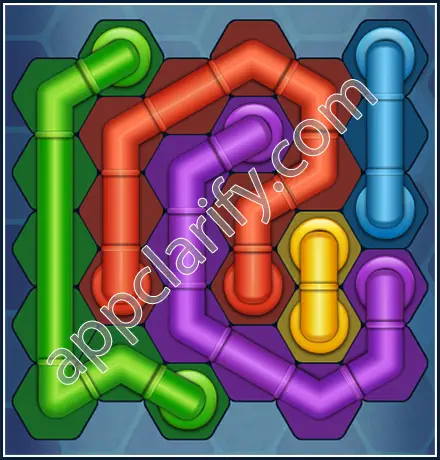 Pipe Lines: Hexa Kids 2 Level 106 Solution